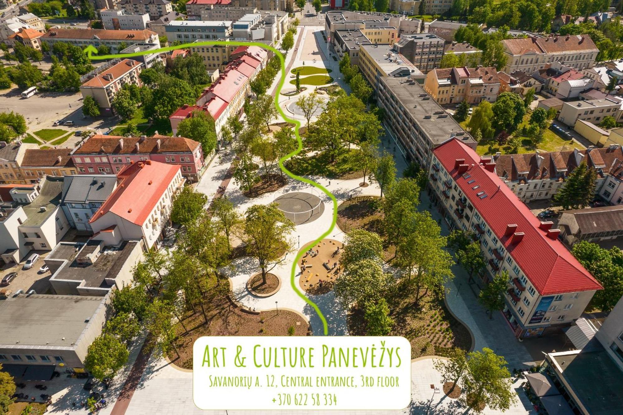 Art & Culture Panevezys Hostel Bagian luar foto